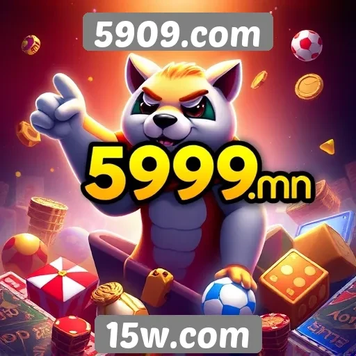 Diversidade de jogos disponíveis no 5909.com